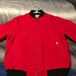 Red zip up CARHARTT Jacket